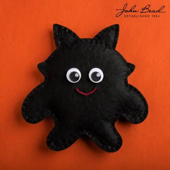 John Bead9" x 12" Acrylic Craft Felt Sheets, 25ct. Black {3}