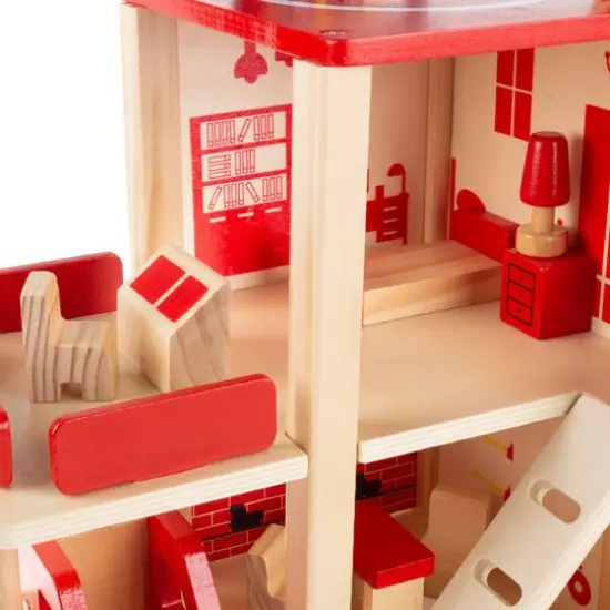Toy Time Fire Station Playset {7}