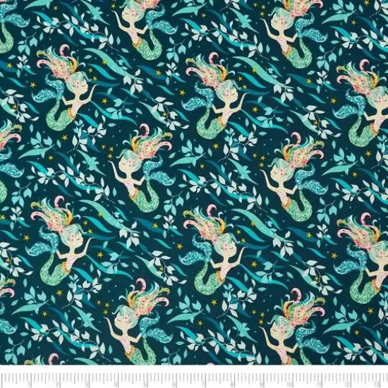 SINGER Mermaid Designed by Denise Palmer Cotton Fabric Bundle {4}