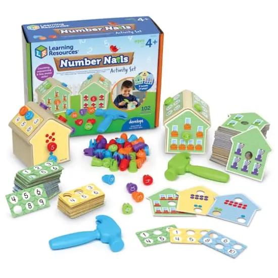 Learning Resources Number Nails! Fine Motor Math Game {1}