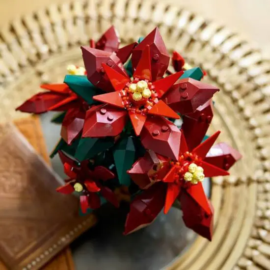 LEGO&reg; Botanicals Poinsettia Plant Decor Building Set 10370 {6}