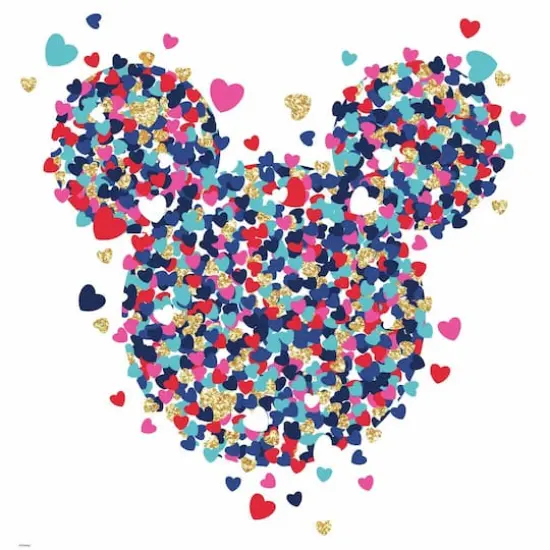 RoomMates Disney&reg; Minnie Mouse Heart Confetti Peel & Stick Giant Wall Decals {4}