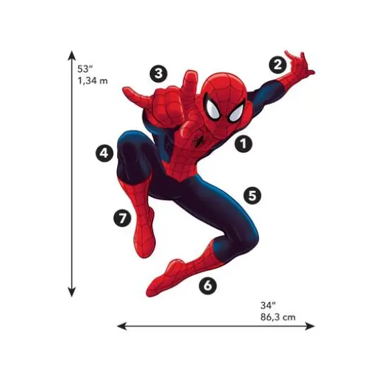 RoomMates Ultimate Spider-Man Giant Peel & Stick Wall Decals {9}