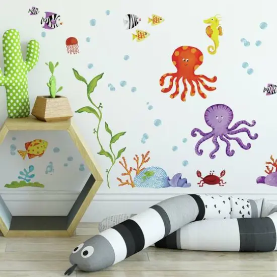 RoomMates Adventures Under The Sea Peel & Stick Wall Decals {3}