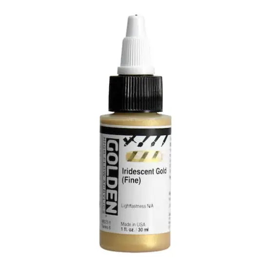 Golden&reg; High Flow Acrylics, 1oz. Iridescent Gold (Fine) {1}