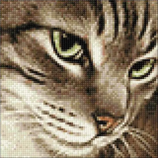 Crafting Spark Mysterious Cat Diamond Painting Kit {1}