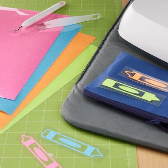 Siser&reg; Glitter Heat Transfer Vinyl Sampler, Neon {3}