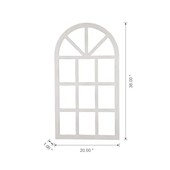 Glitzhome&reg; 36" Wooden Window Frame {9}