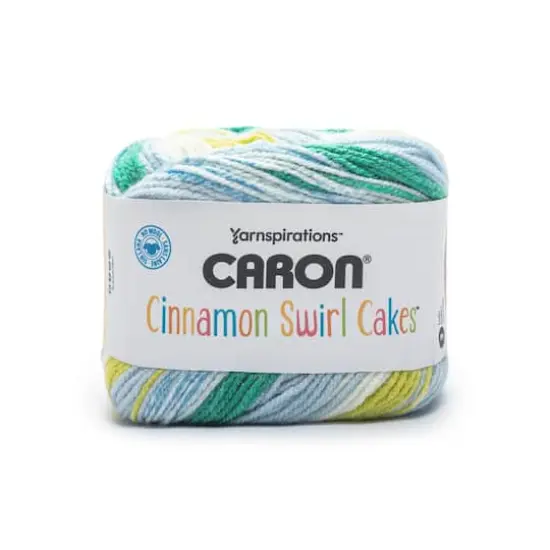 Caron&reg; Cinnamon Swirl Cakes&trade; Yarn Sour Lime {1}