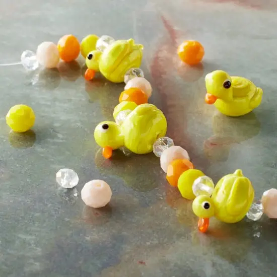 Yellow Duck Lampwork Glass Bead Mix by Bead Landing&trade; {3}
