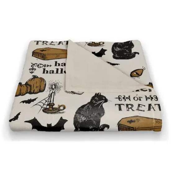 Vintage Halloween Pattern Throw {3}