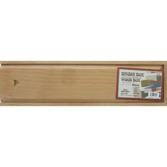 Pro Art&reg; 15" Wood Brush Box {1}