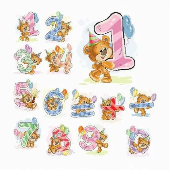 Luca-s Numbers Counted Cross Stitch Kit {1}