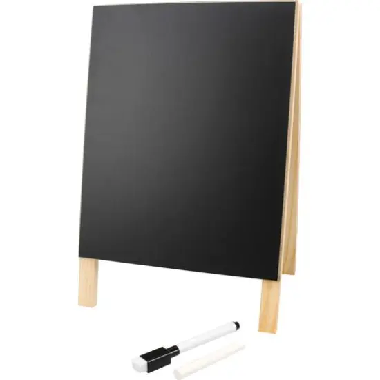 Hampton Art&trade; Dry Erase Chalk Easel with Marker & Chalk {3}
