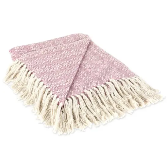 DII&reg; Rose Diamond Stitch Throw {1}