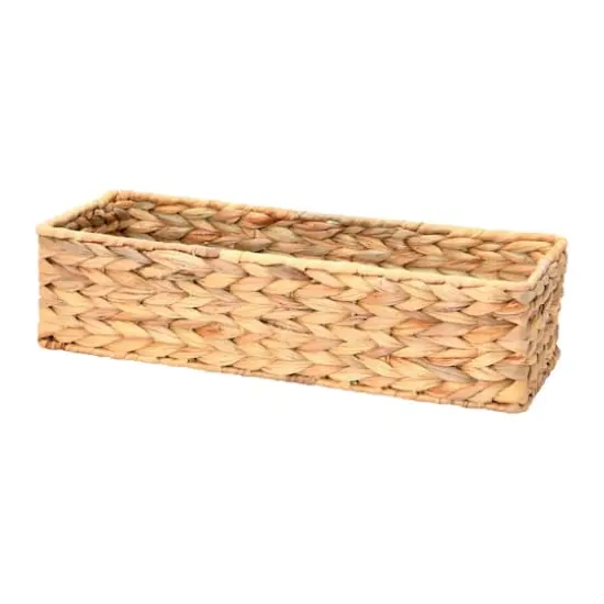 Household Essentials Water Hyacinth Rectangular Storage Basket {1}