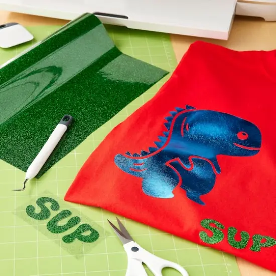 Siser&reg; Glitter Heat Transfer Vinyl, 36" Grass {3}