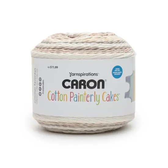Caron&reg; Cotton Painterly Cakes&trade; Yarn, Fresh Baked Bread {1}