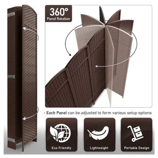 Sorbus Folding Divider Panel Brown {4}