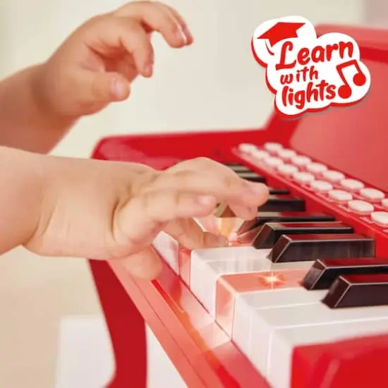 Hape Learn With Lights Red Electronic Piano {3}