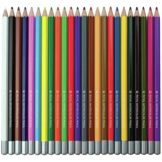 Royal & Langnickel&reg; Essentials&trade; 24 Color Watercolor Drawing Artist Pencil Set  {3}