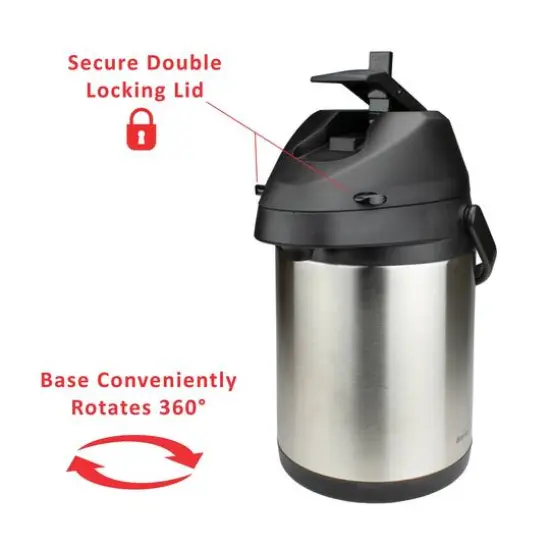 Brentwood Airpot Hot & Cold Drink Dispenser {8}