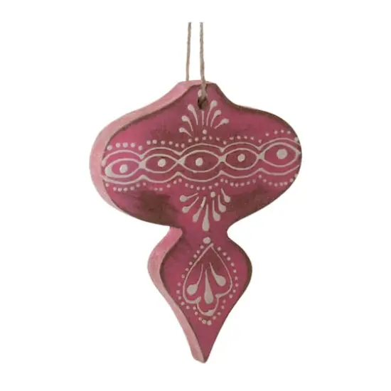 Multicolor Finial Ornament Set {4}