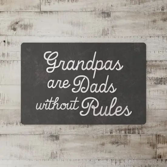 18" x 27" Grandpas Are Dads without Rules Floor Mat {3}