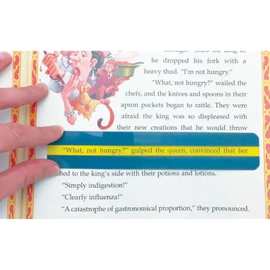 Ashley Productions Yellow Sentence Strip Reading Guides, 12ct. {3}