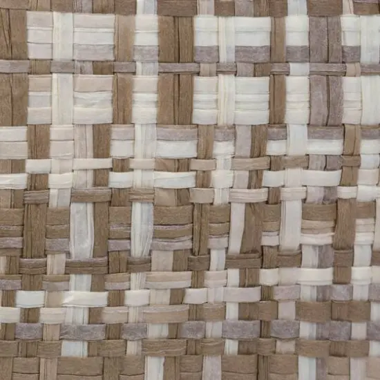 DII&reg; Medium Tweed Round Paper Bin Stone {5}