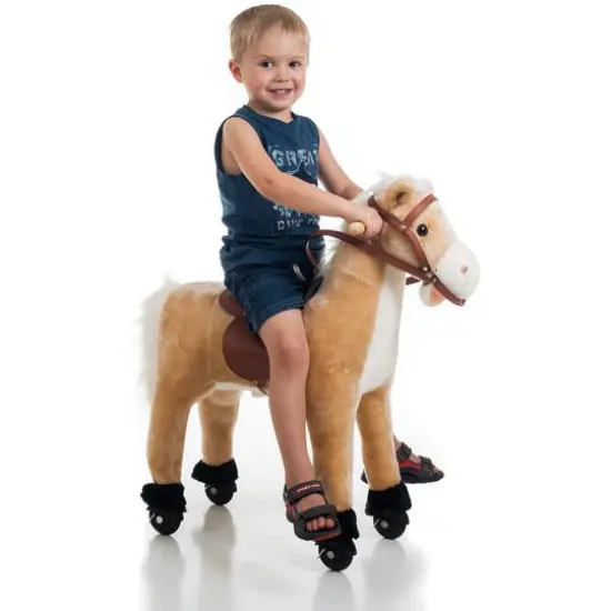 Toy Time Plush Walking Horse Ride-On {3}