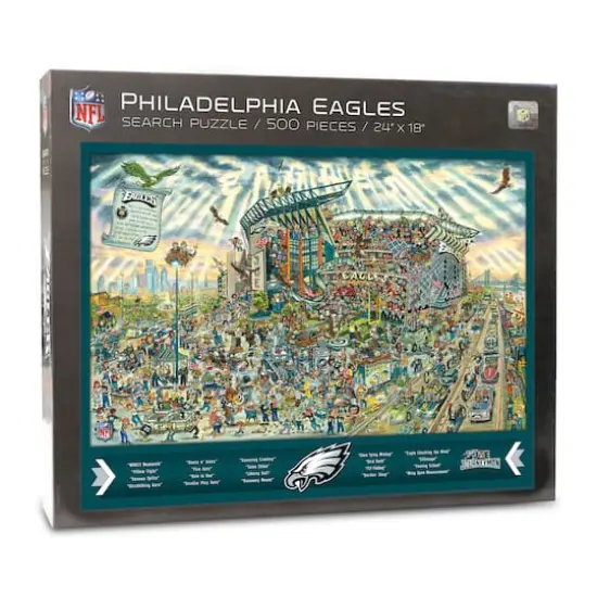 Joe Journeyman NFL 500 Piece Jigsaw Puzzle Philadelphia Eagles {1}