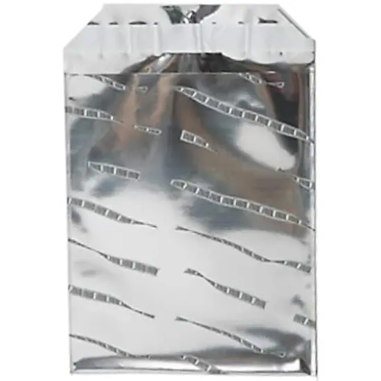 JAM Paper 6.25" x 7.875" Open End Foil Envelopes with Self Adhesive Closure, 25ct. Silver Film {1}