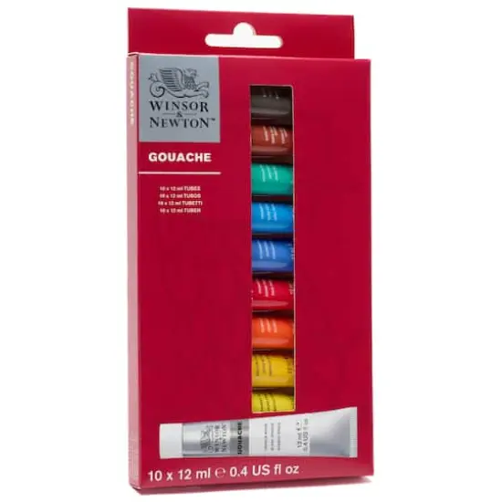 Winsor & Newton&trade; Introduction to Fine Art Gouache Colour Set, 12ml {3}