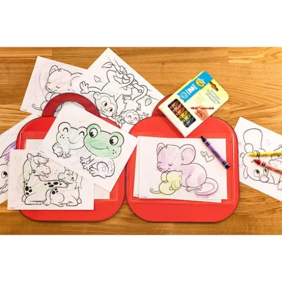 Crayola&reg; Washable Tripod Grip Crayons, 8 Packs of 8 {8}