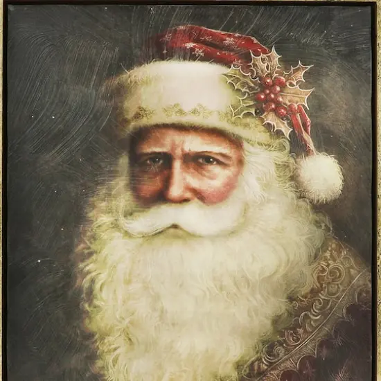 14.25" x 20" Holly Santa Claus Wall D&eacute;cor by Ashland&reg; {3}