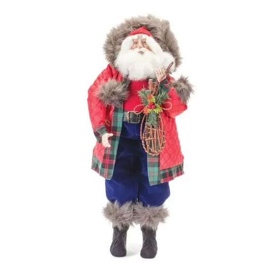 24" Ski Lodge Santa {1}