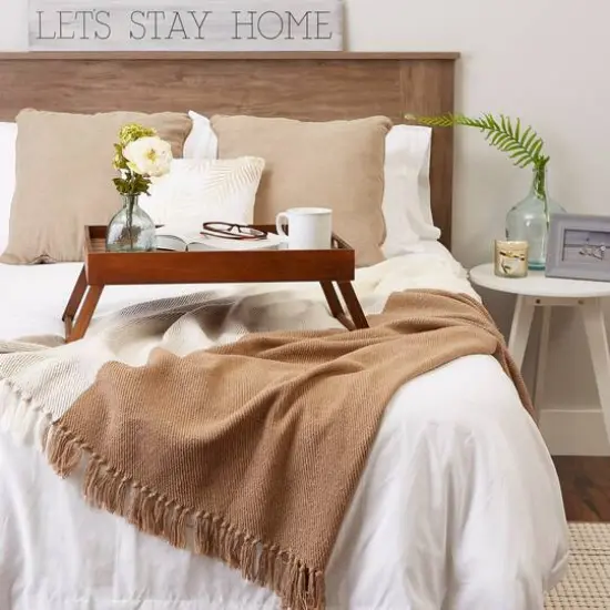 DII&reg; Stone Four Square Woven Throw {5}