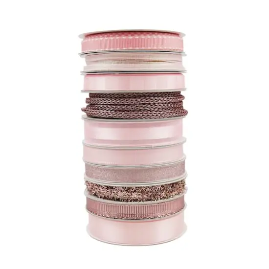 Value Pack Ribbon, 10ct. by Celebrate It&reg; Bright Pink {3}