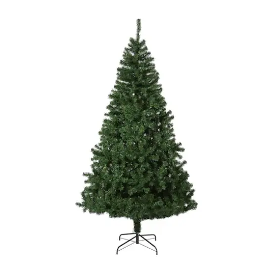 7.5ft. Pre-Lit Northern Tip Pine Artificial Christmas Tree, Clear LED Lights {4}