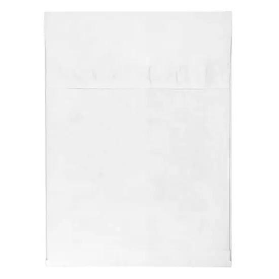 JAM Paper White Tyvek&reg; Expandable Open End Peel & Seal Closure Envelopes, 100ct. {5}