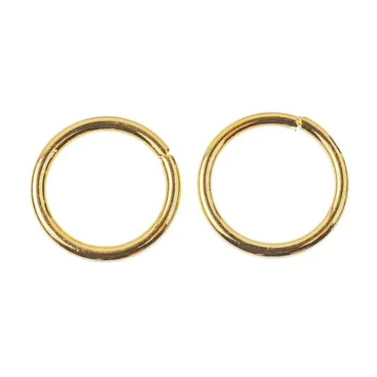12mm Jump Rings, 35ct. by Bead Landing&trade; 18K Gold {3}