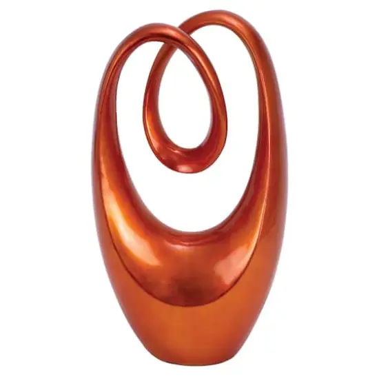 11" Red Heart Abstract Sculpture {1}