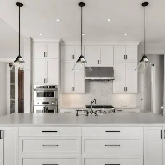 Hello Honey&reg; Robert Stevenson Lighting Theo 10" Matte Black & Brushed Metal Ceiling Light Black/Nickel {3}