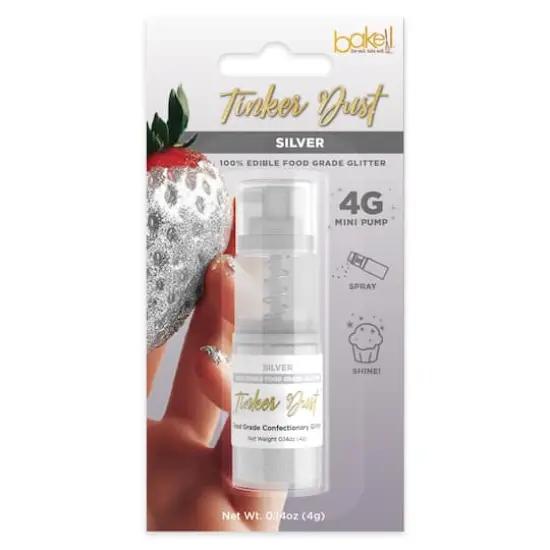 Bakell&reg; Tinker Dust Edible Glitter Silver {1}