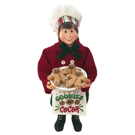 Santa's Workshop 12" Cookies & Cocoa Elf {1}