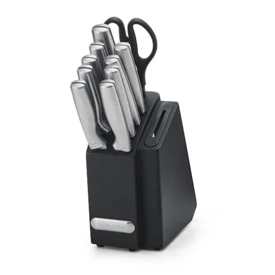 Farberware Edgekeeper 11-Piece Stainless Steel Knife Block Set {1}