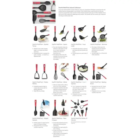 Starfrit Black and Red Meat Chopper {6}