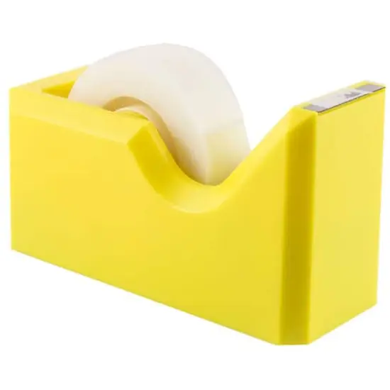 JAM Paper Colorful Desk Tape Dispensers Yellow {1}