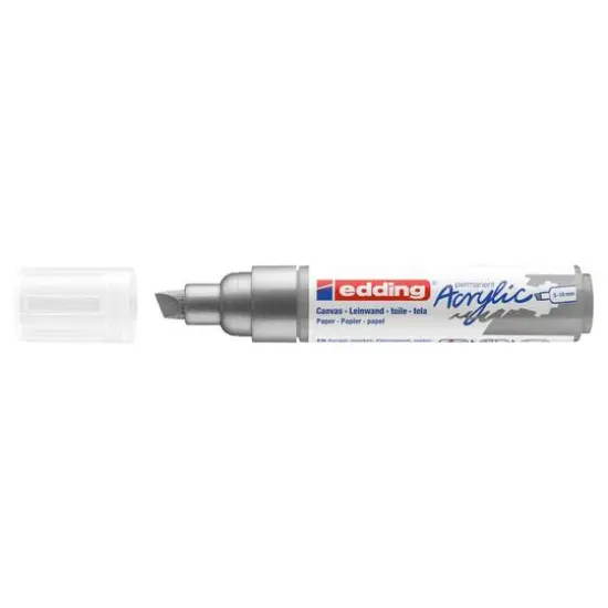 edding&reg; 5000 Broad Acrylic Marker Silver {5}